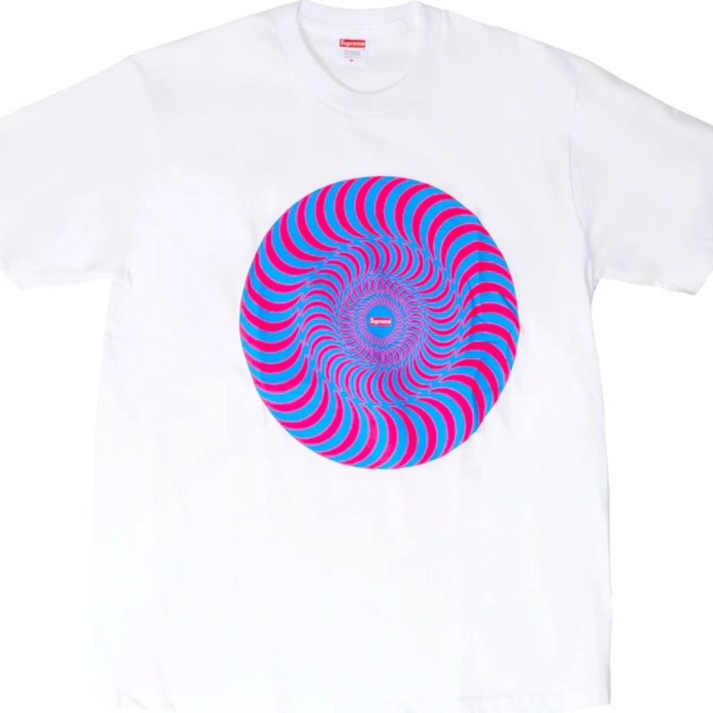 Supreme x Spitfire Classic Swirl T-Shirt White